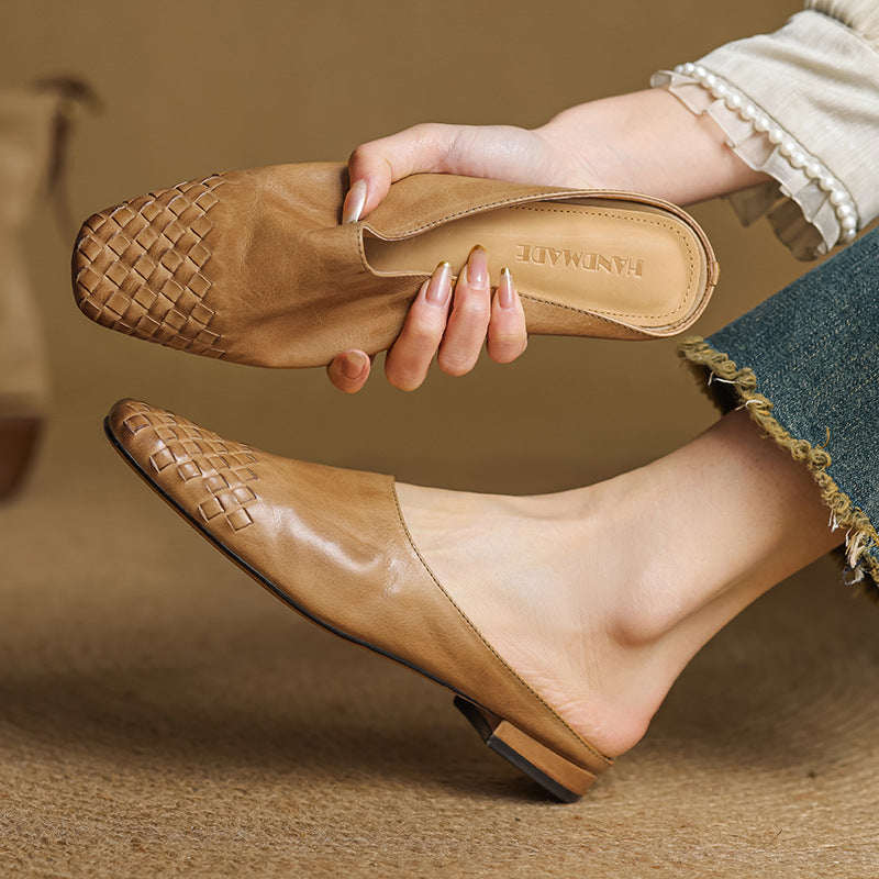 Milano Genuine Leather Mules