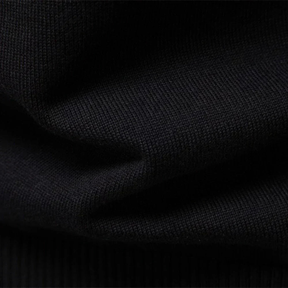 Heritage Diagonal Weave Mock Neck Pullover
