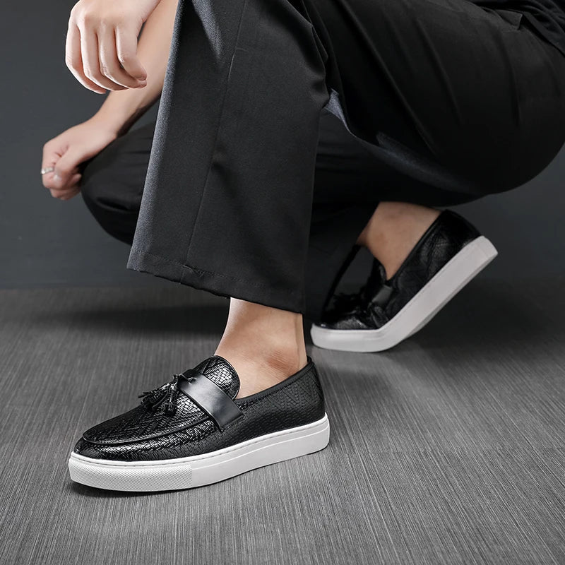 Platform Woven Loafer